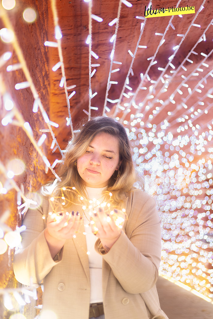 Portrait dans un tunnel par Letizia photographe